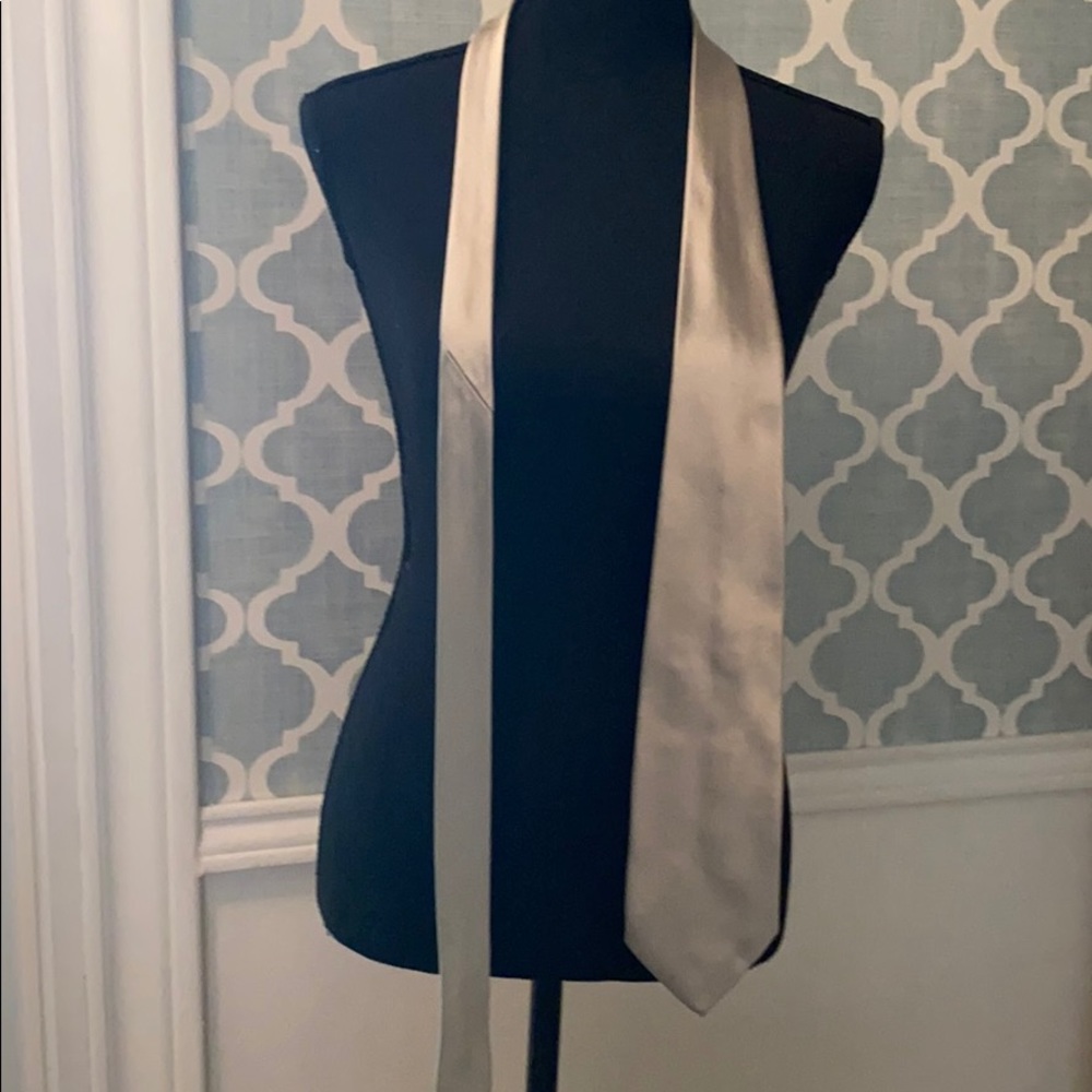 Burberry Silver Necktie